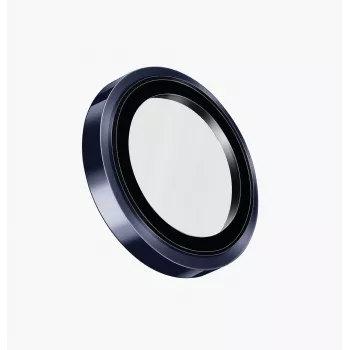 UNIQ Optix Prime protetor de lente da câmara para iPhone 17 Pro / 17 Pro Max / 15 Pro / 15 Pro Max com aplicador - azul-marinho