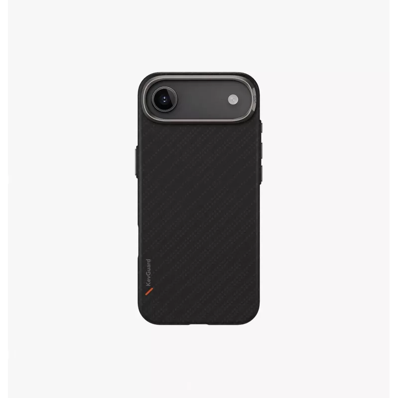 UNIQ Keva Edge capa para iPhone 14 Pro Max com carregamento AirMagclick, preto