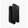 UNIQ Keva Edge capa para iPhone 17 Pro com carregamento MagClick, preto