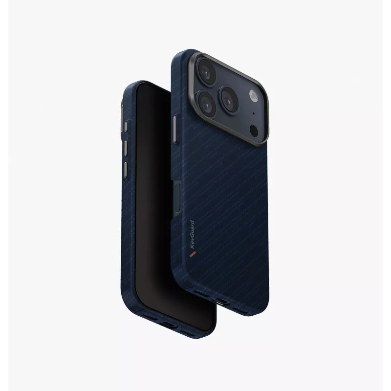 UNIQ Keva Edge capa para iPhone 17 Pro com carregamento MagClick, laranja