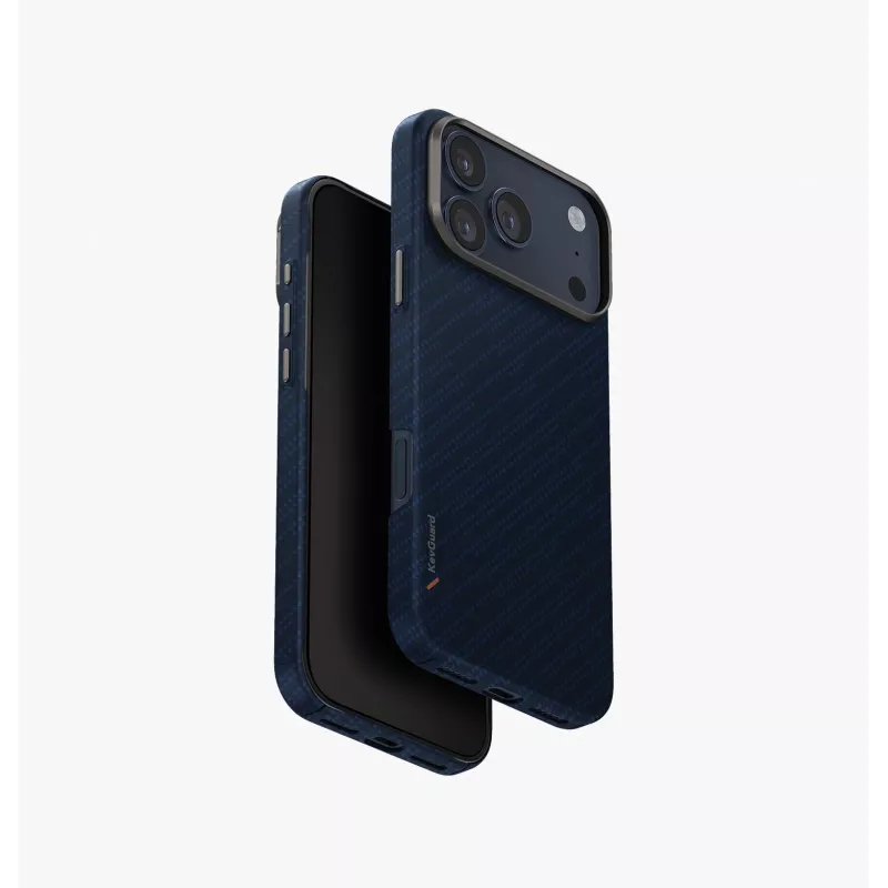 UNIQ Keva EDGE capa para iPhone 17 Pro Max com carregamento MagClick, preto