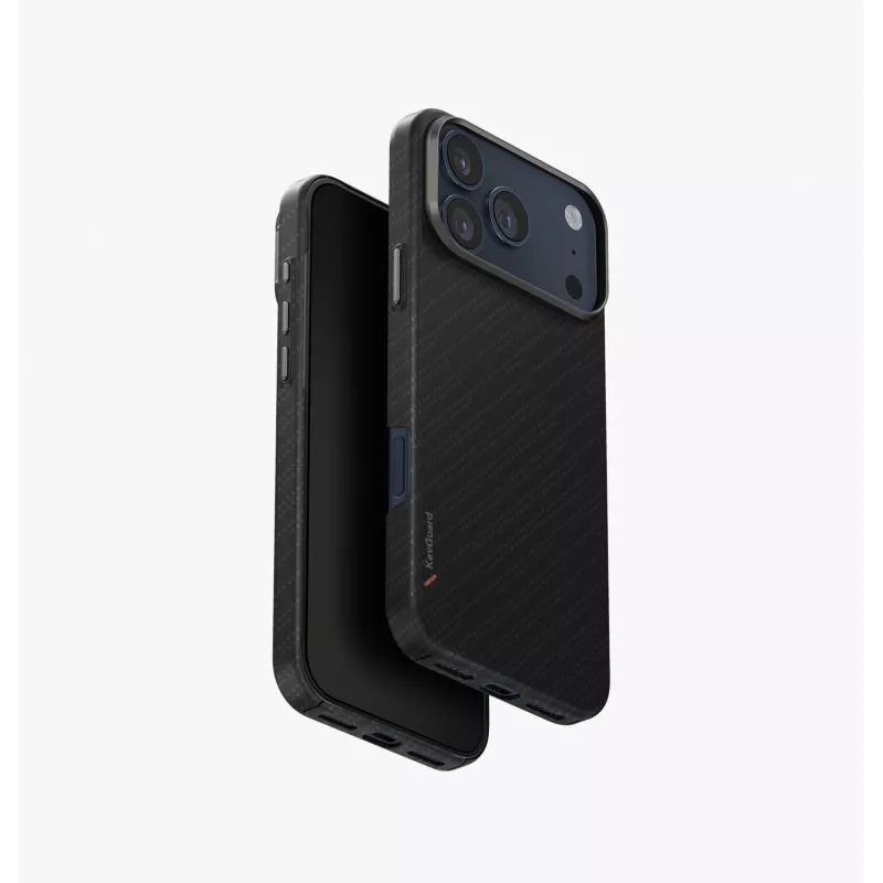 UNIQ Keva EDGE capa para iPhone 17 Pro Max com carregamento MagClick, laranja
