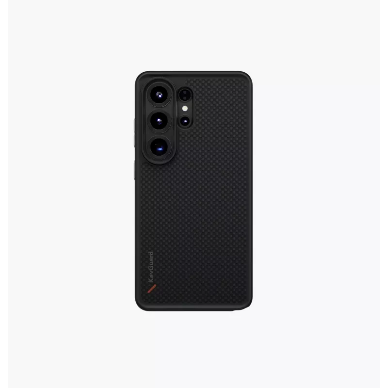 Capa UNIQ Keva para Samsung Galaxy S26 Ultra com carregamento MagClick preta