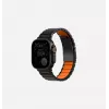 Pulseira UNIQ Strova Flex para Apple Watch 44/45/46/49mm Series 1/2/3/4/5/6/7/8/9/10/11/SE/SE2/SE3/Ultra/Ultra 2/Ultra 3 prateado-lima