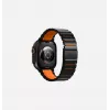 Pulseira UNIQ Strova Flex para Apple Watch 44/45/46/49mm Series 1/2/3/4/5/6/7/8/9/10/11/SE/SE2/SE3/Ultra/Ultra 2/Ultra 3 prateado-lima