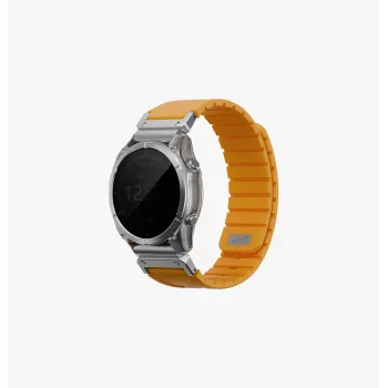 Pulseira UNIQ Fluo x Smart-Fit para Garmin 22mm laranja