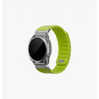Pulseira UNIQ Fluo x Smart-Fit para Garmin 22mm laranja
