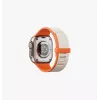 Pulseira magnética reversível premium UNIQ Revix IV para Apple Watch 42/41/40mm branco/amarelo