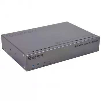 Gefen DVI KVM Over IP Pacote transmissor - Extensão de vídeo, áudio, infravermelhos, USB, série