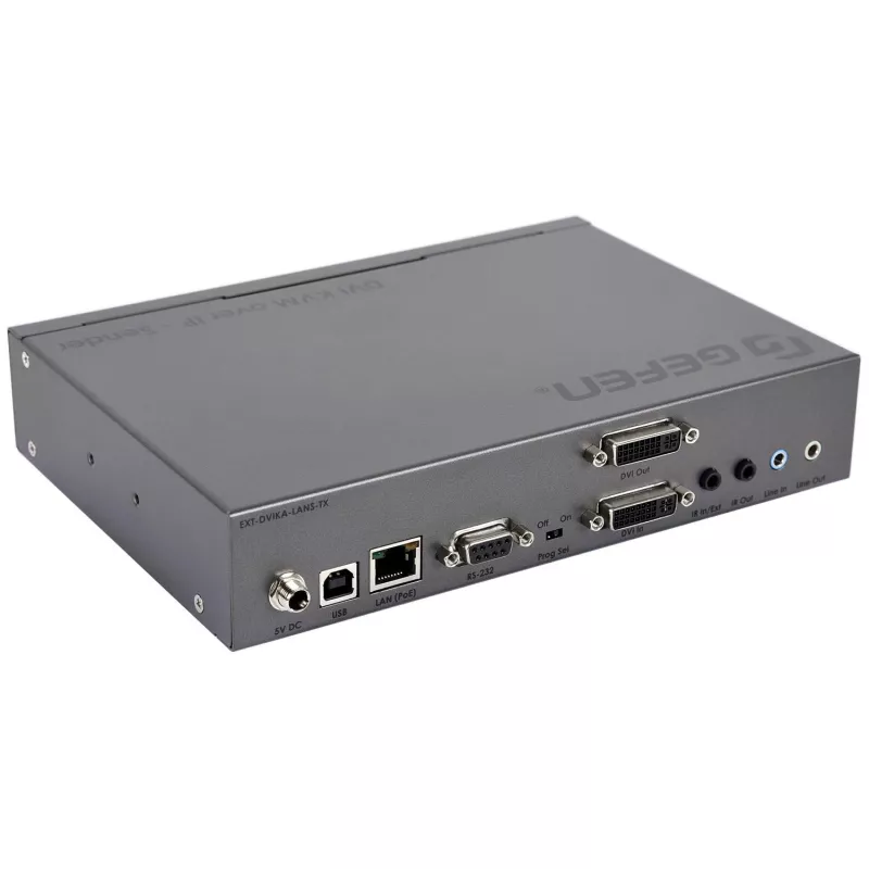 Gefen DVI KVM Over IP Pacote transmissor - Extensão de vídeo, áudio, infravermelhos, USB, série