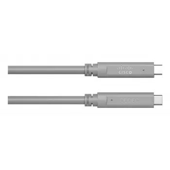 Cabo ótico ativo (AOC) Cisco USB-C para USB-C - 9 m - USB 3.1 Gen 2 - 10 Gbit/s - preto