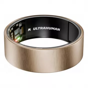 ULTRAHUMAN Ring Air - Smart Ring para homem e mulher - Wearable de monitorização de sono e fitness - Frequência cardíaca - Smart Ring ouro rosa tamanho 12