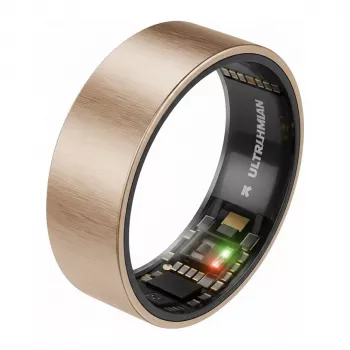 ULTRAHUMAN Ring Air – Smart Ring para homem e mulher – Wearable de monitorização de sono e fitness – Frequência cardíaca – Smart Ring ouro rosa tamanho 11