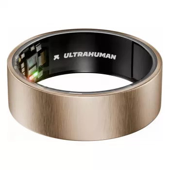 ULTRAHUMAN Ring Air - Smart Ring para homem e mulher - Wearable de monitorização de sono e fitness - Frequência cardíaca - Smart Ring ouro rosa tamanho 10