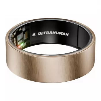 ULTRAHUMAN Ring Air - Smart Ring para homem e mulher - Wearable de monitorização de sono e fitness - Frequência cardíaca - Smart Ring ouro rosa tamanho 9