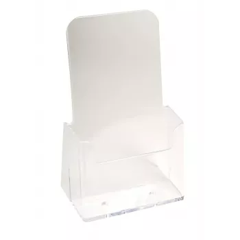 Suporte de documentos Exacompta 73058D - poliestireno - transparente - DL - 65 x 115 x 182 mm