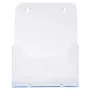 Expositor de folhetos Exacompta A5, 1 compartimento, poliestireno, 73 x 173 x 214 mm (75058D)