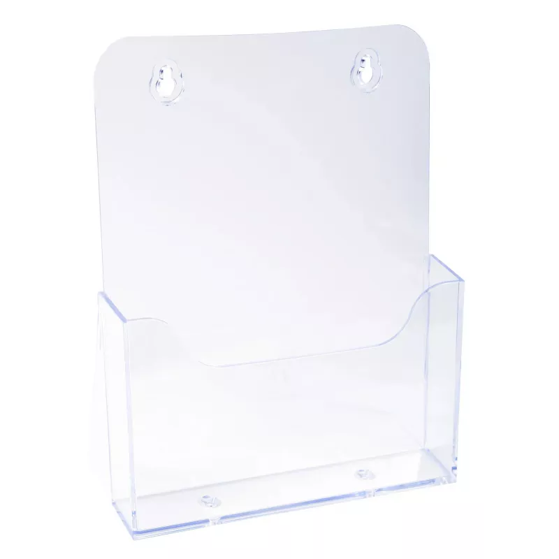 Expositor de folhetos Exacompta A5, 1 compartimento, poliestireno, 73 x 173 x 214 mm (75058D)