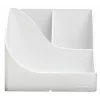 Porta-canetas Exacompta Pen Wave AutentiK com 5 compartimentos, branco
