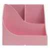 Porta-canetas Exacompta Pen Wave AutentiK com 5 compartimentos, rosa bonbon