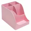 Porta-canetas Exacompta Pen Wave AutentiK com 5 compartimentos, rosa bonbon