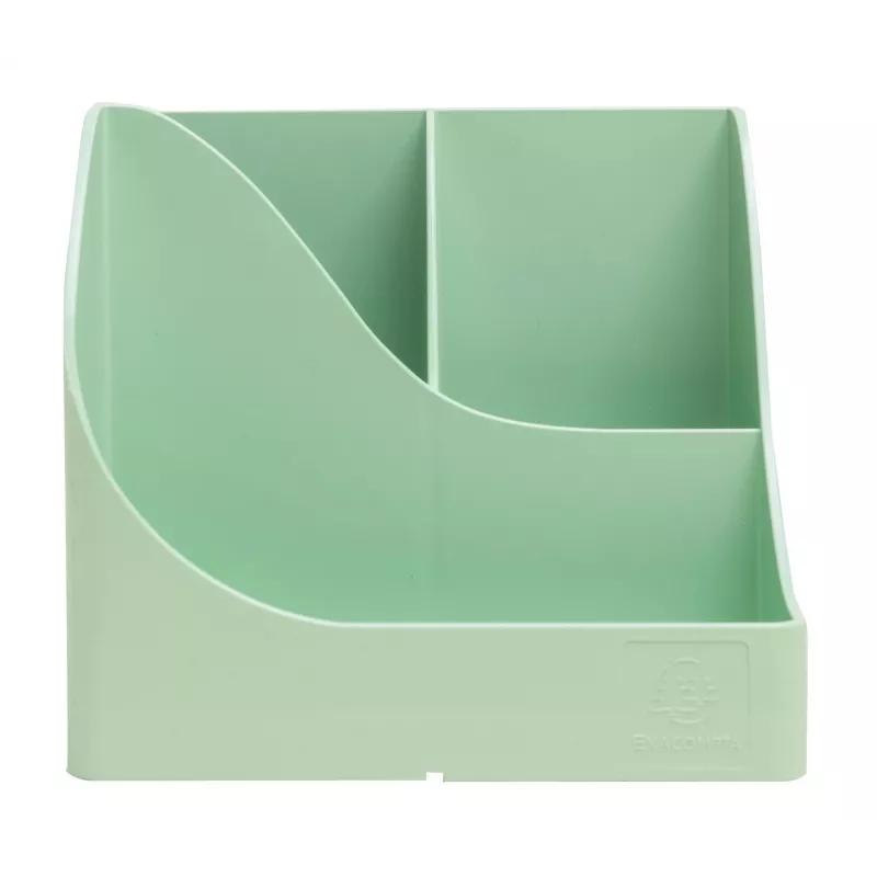 Porta-canetas Exacompta Pen Wave AutentiK, verde-salva