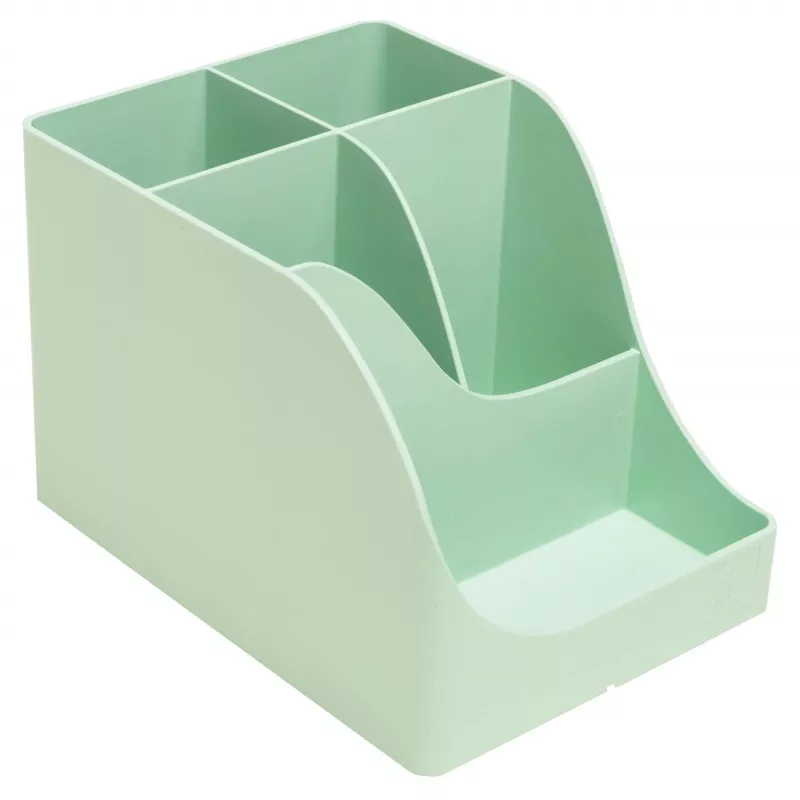 Porta-canetas Exacompta Pen Wave AutentiK, verde-salva