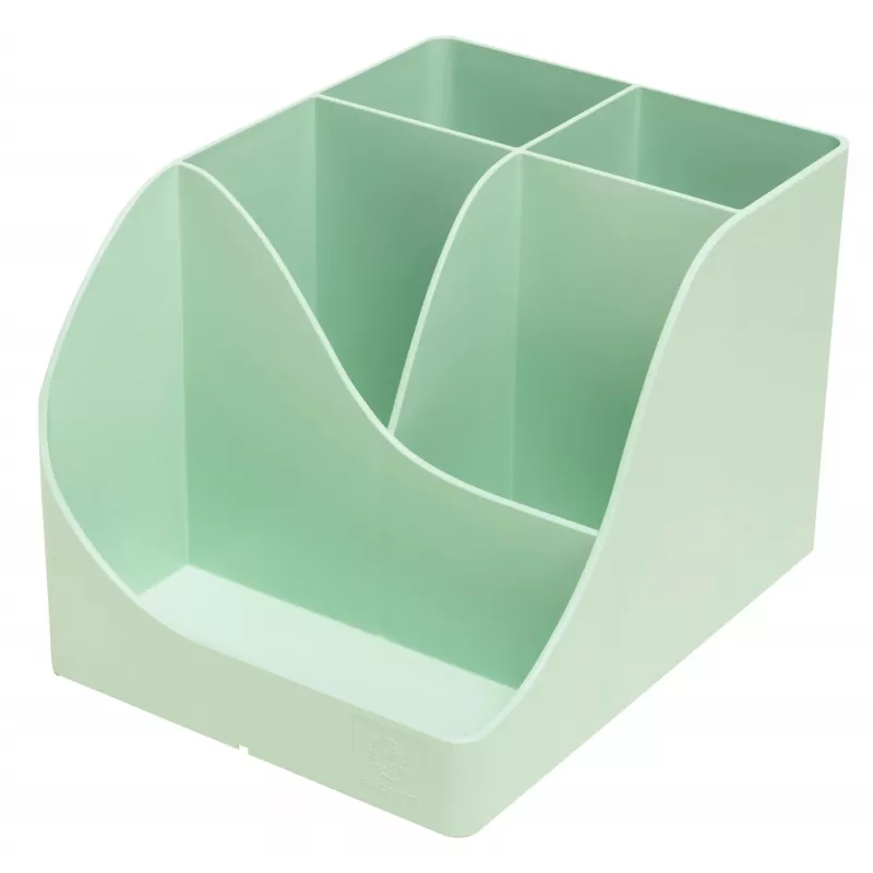 Porta-canetas Exacompta Pen Wave AutentiK, verde-salva