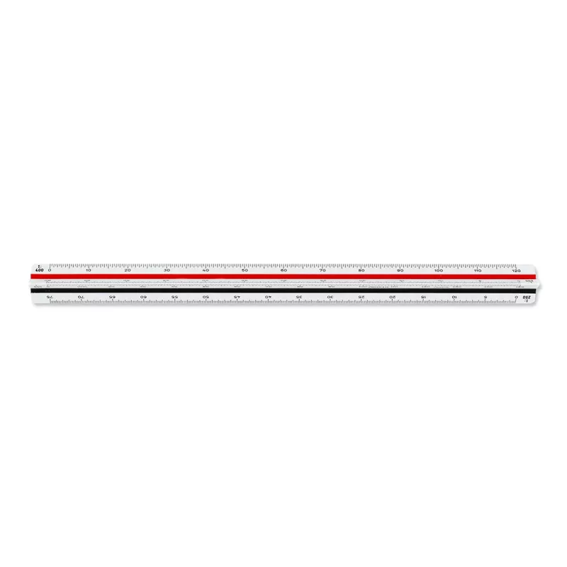 ARISTO Escala triangular tipo B, branco (AR23704EB)