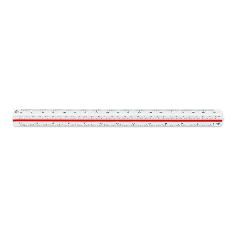 ARISTO Escala triangular tipo B, branco (AR23704EB)