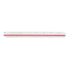 Régua triangular C, branca (AR23705EB)