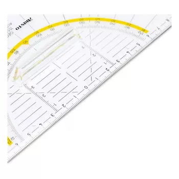 Esquadro geodésico Aristo AR 1555/2 225 mm hipotenusa com pega