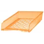 Cesto de correspondência Bene 60100 A4 laranja transparente