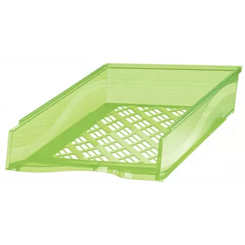 Bandeja de correspondência Bene 60100 A4 transparente verde