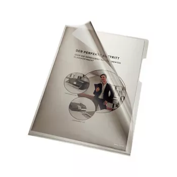 Capa de documento Esselte Leitz DIN A4 PVC rígido 0,15 mm cinzento 205000GR 100 unid.