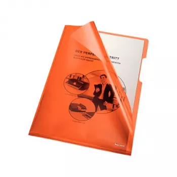 Capa de exposição Bene 205000OR DIN A4 HPVC laranja 100 unid./pack