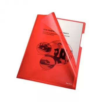 Capa em L Esselte Leitz bene para A4, transparente, pack de 100