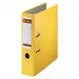 Bene 291400GE Dossiê de alavanca A4 amarelo 80 mm lombada 600 folhas aglomerado de partículas papel/plástico cartão laminado
