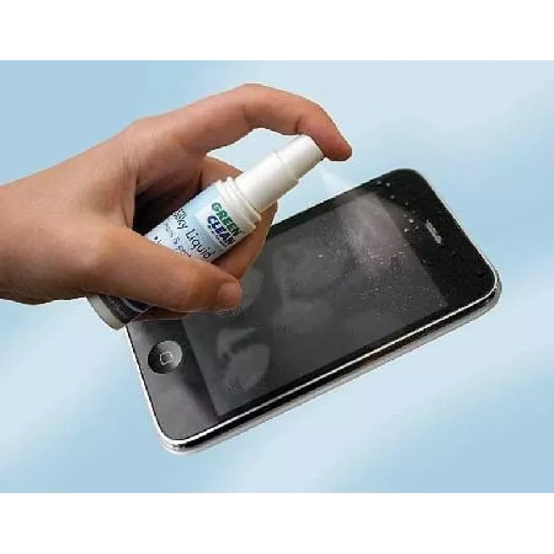 GREEN CLEAN GCLC-1000 Conjunto de limpeza ótica - líquido de limpeza e pano de microfibra