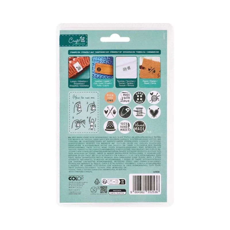 Conjunto de marcação COLOP Craft Labeler R17