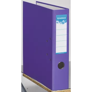 Dossier de arquivo com mecanismo de alavanca Donau Elektronik Klassik lilás cartão 7,5 cm DIN A4