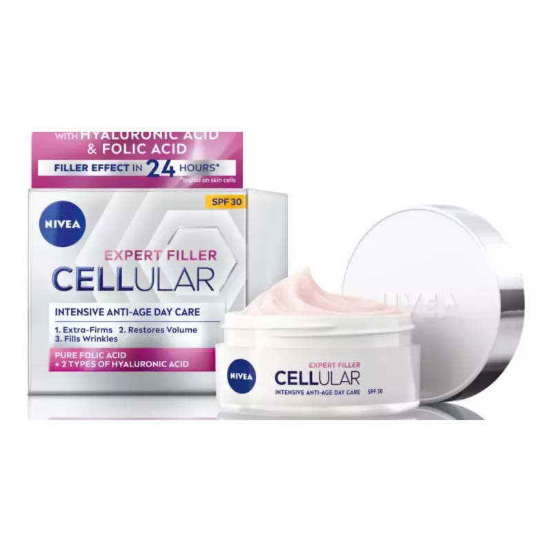 NIVEA Hyaluron Cellular Filler Creme de Dia Preenchedora SPF30 50ml