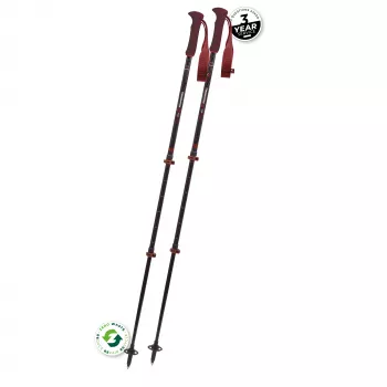 Komperdell Carbon EVO Zero Compact Bastões de Trekking - Malbec
