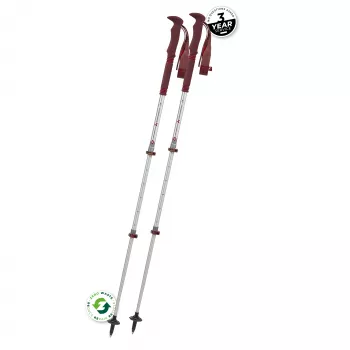Komperdell Explorer Zero Compact Bastões de Trekking - Malbec