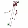 Komperdell Explorer Zero Compact Bastões de Trekking - Malbec