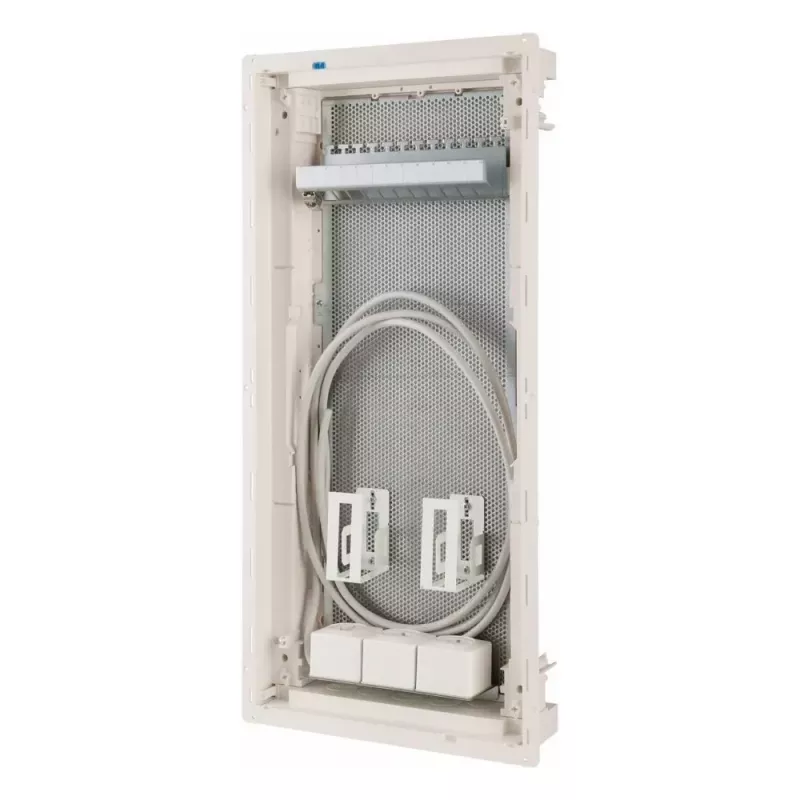 Eaton KLV-48HWM-W-F-VM Quadro de Distribuição de Mídia Embutido 4 Fileiras, Branco (RAL 9016), 194711-MW