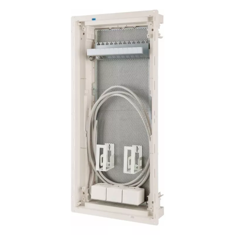 Eaton KLV-48HWM-W-F-VM Quadro de Distribuição de Mídia Embutido 4 Fileiras, Branco (RAL 9016), 194711-MW