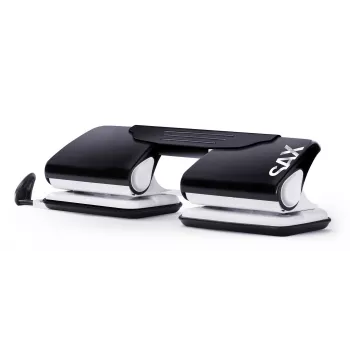 Perfurador de 2 furos Sax 300 preto