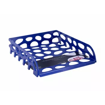 Bandeja de documentos Sax Voronoi azul DIN C4