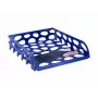 Bandeja de documentos Sax Voronoi azul DIN C4